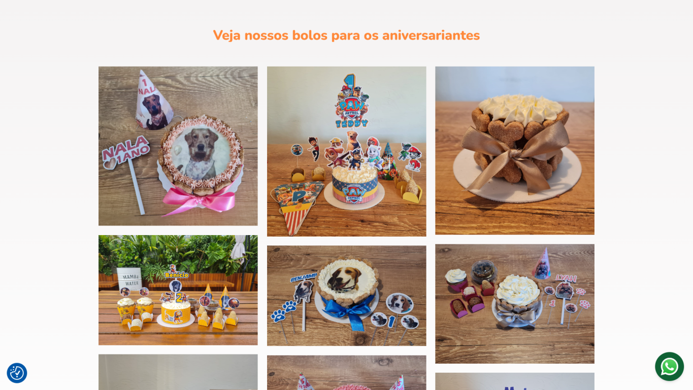 Site desenvolvido para a Mundo Pata Saudável Fotos