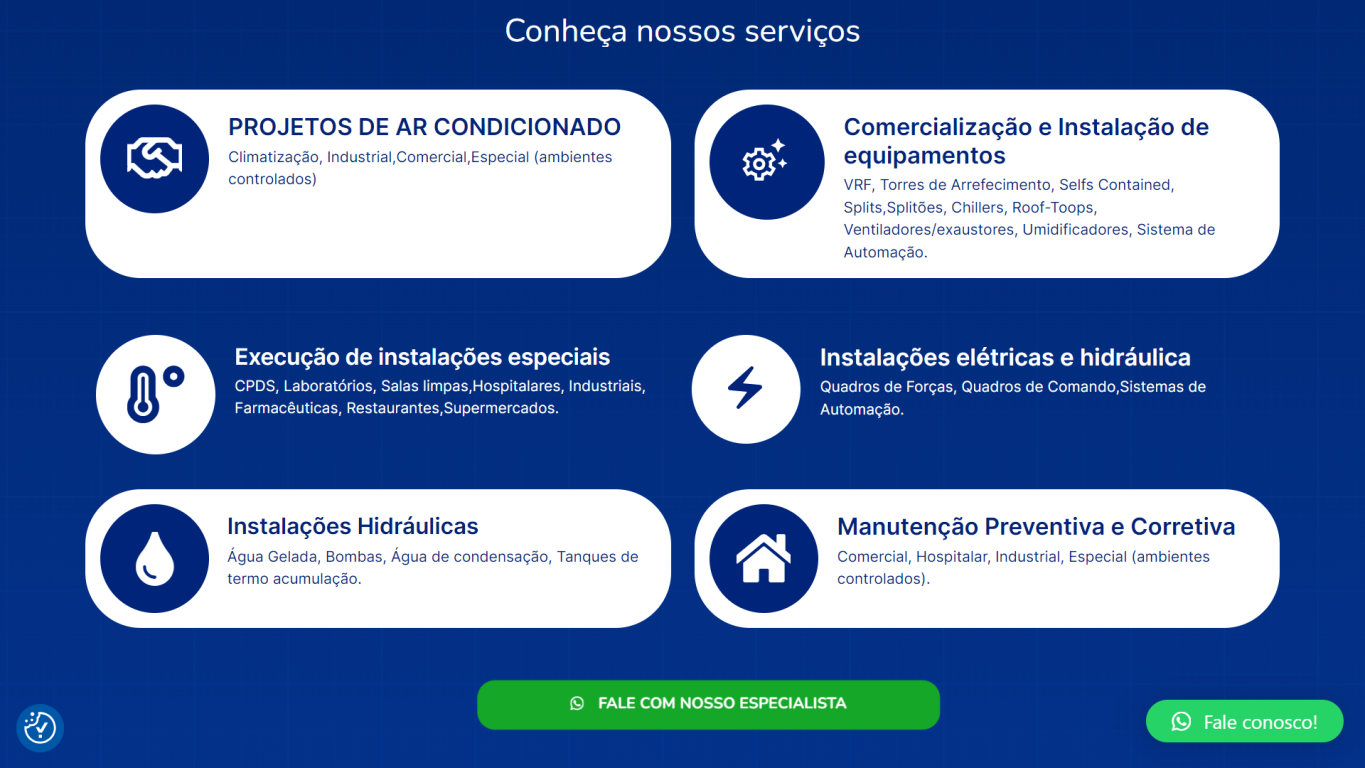 Site ENGEMAT Soluções