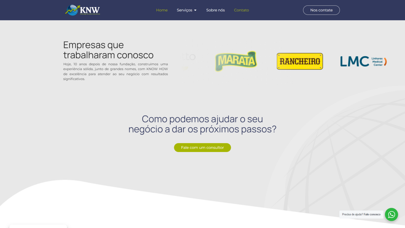 Site KNW Rodapé