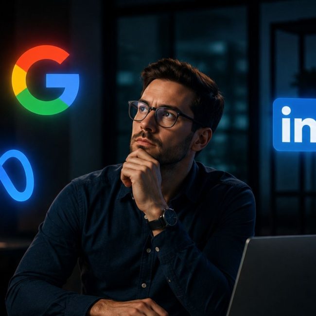 Qual canal de marketing digital vale mais a pena? Google Ads, Meta Ads ou LinkedIn?